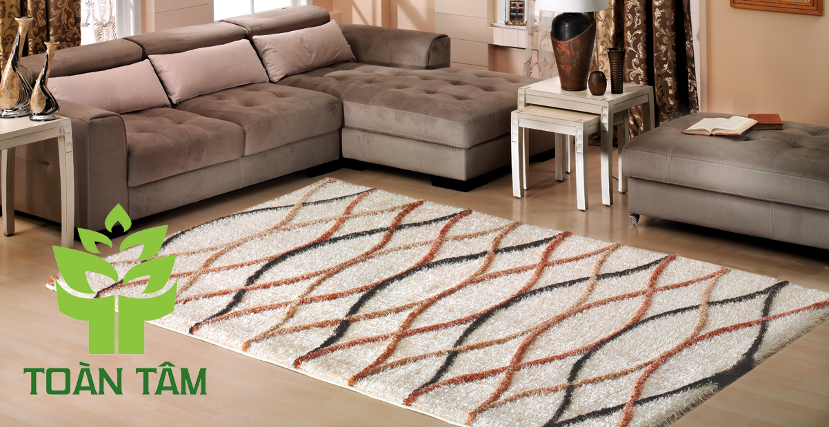 Sự kết hợp hoàn hảo giữa thảm trải sàn và bộ ghế sofa